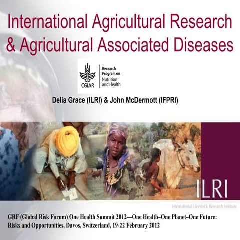 International agricultural research and agricultural associated diseases