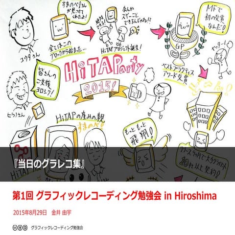 Graphic recording in Hiroshima 20150829