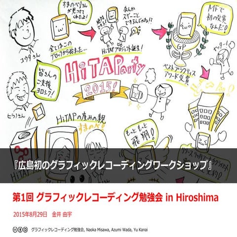 Graphic recording WS in Hiroshima 20150829