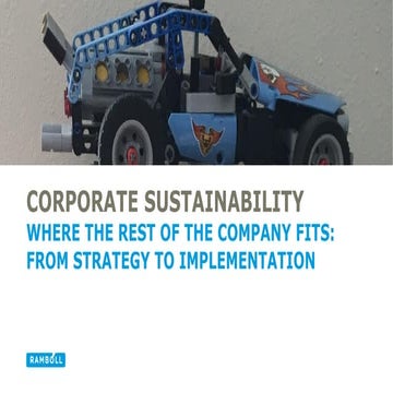 Grice, Lisa, Ramboll, Corporate Sustainability Where the Rest of the Company ...