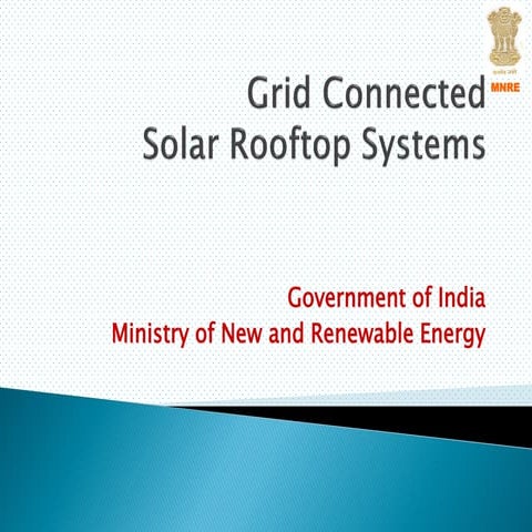 Grid Connected Solar Rooftop Ministry of New & Renewable Energy | PDF