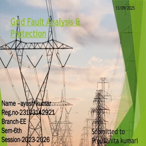 Grid Fault Analysis And Protection ppt (1).pptx