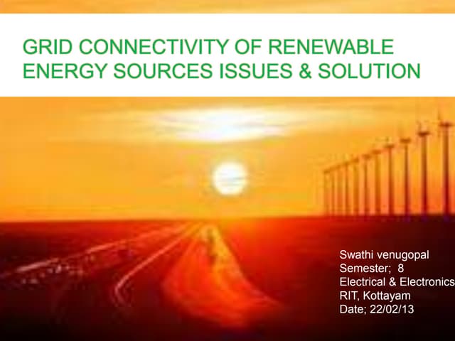 Grid integration issues and solutions