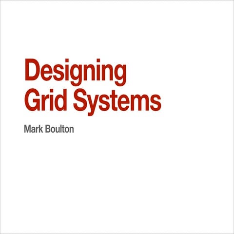 Designing Grid Systems @media2010