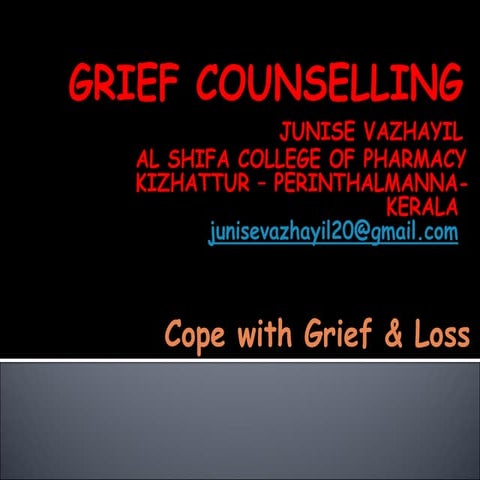 Grief counselling