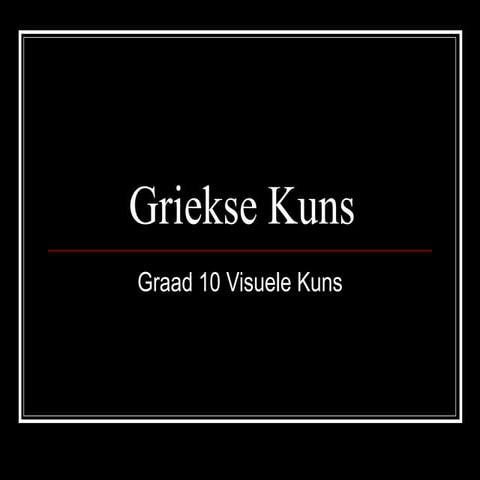Griekse kuns 2012
