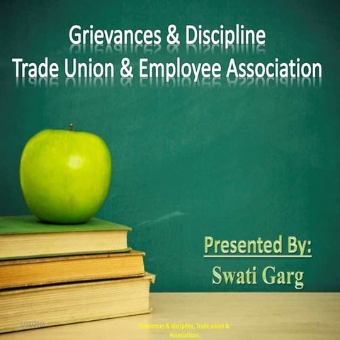 Grievances & discipline, Trade union & Association