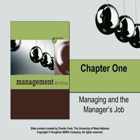 Managing and the manager's Job | Chapter -1| Management, 8th Edition ...