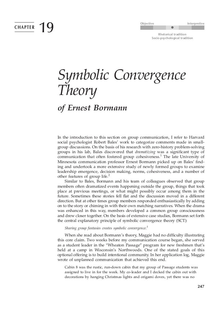symbolic convergence theory examples