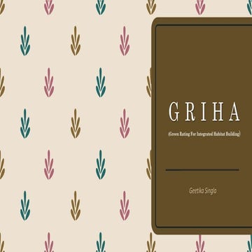GRIHA & Energy Efficient Material
