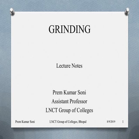 Grinding