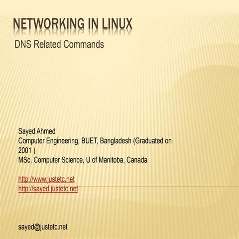 linux networking commands short