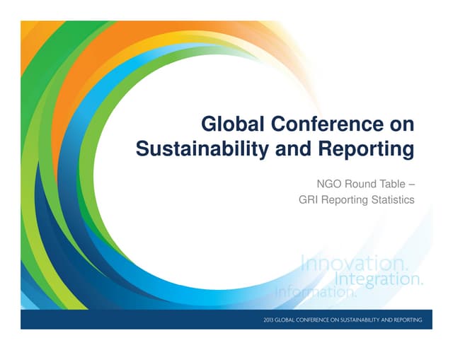 Global Conference on Sustainability and Reporting (GRI)