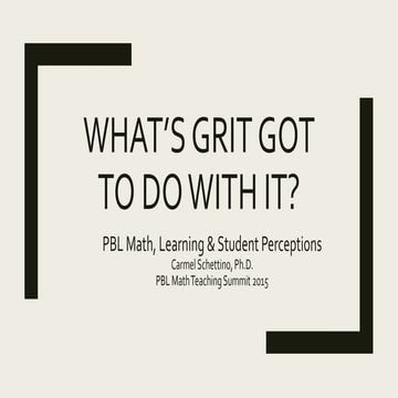 Grit study pbl summit presentation public