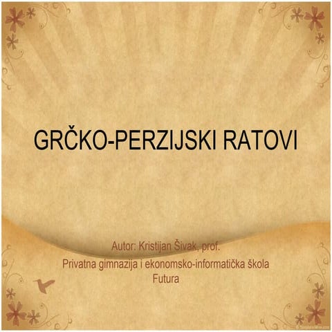 Grčko perzijski ratovi