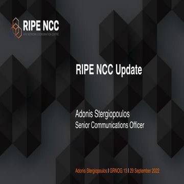 RIPE NCC Update