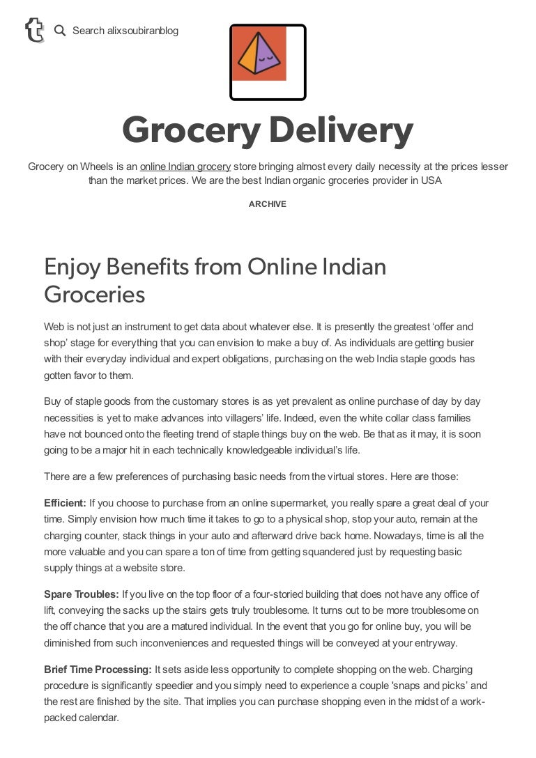 online indian Grocery delivery