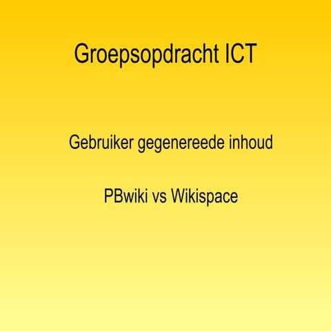 Groepsopdracht 2 Onderwerp 1thomas Arnauw En Piet Bekaert Ppt Pbwiki