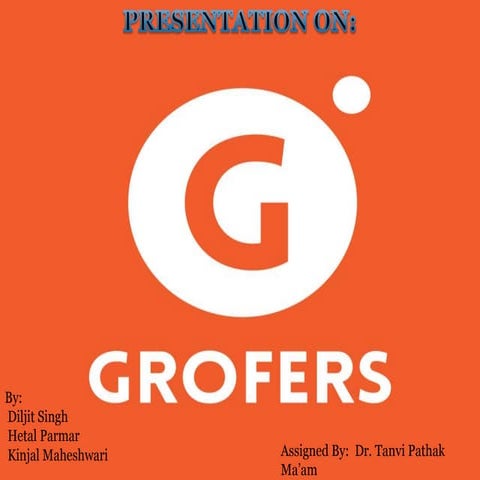 Grofers (Business Model)