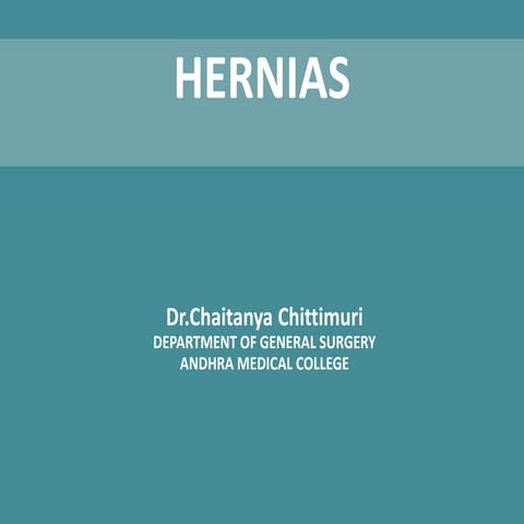 Groin hernias