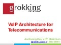 Grokking TechTalk #18B: VoIP Architecture For Telecommunications