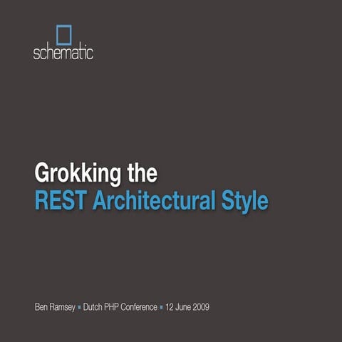 Grokking the REST Architectural Style