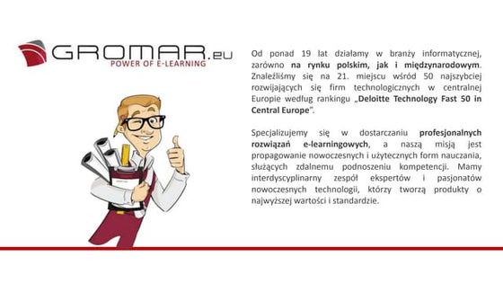 Gromar® Sp. Z O.o. presentations