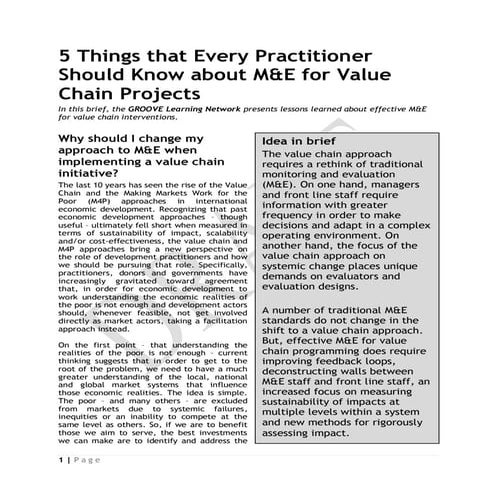 Groove M&E for VC Briefs: 5 Things that Every Practitioner Should Know  About...