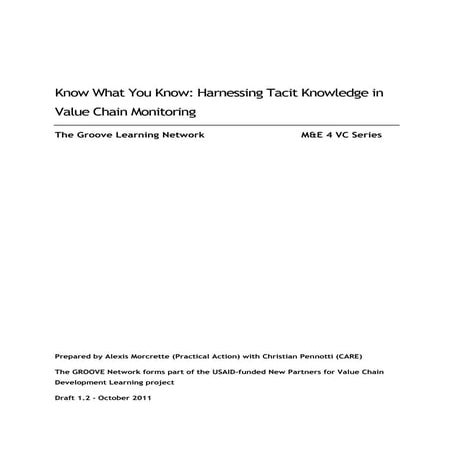 Know What You Know: Harnessing Tacit Knowledge in VC Monitoring, working draf...
