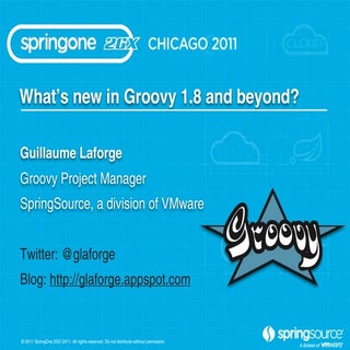 Groovy Update, what's new in Groovy...
