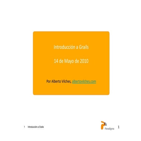 Seminario de Groovy y grails