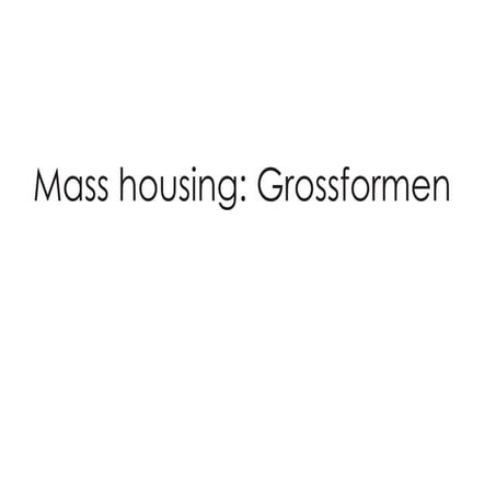 Grossform Architecture Research