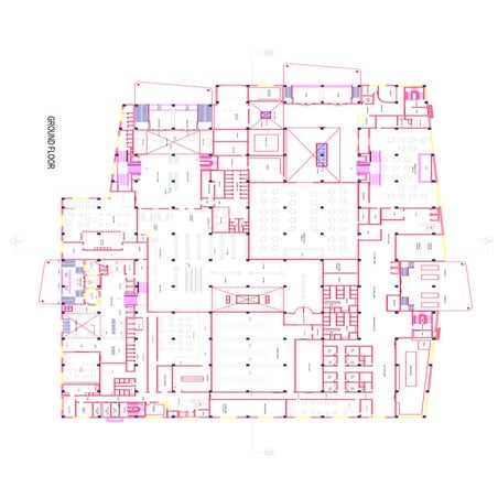 GROUND FLOOR OF HOTEL COMPLEX