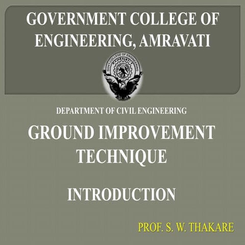 Ground imrovement   introduction