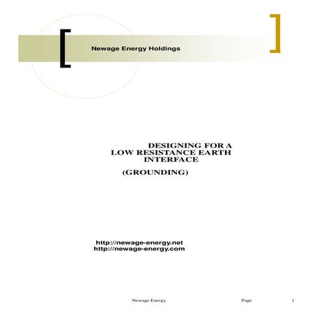 Earth Resistance Testing | PDF