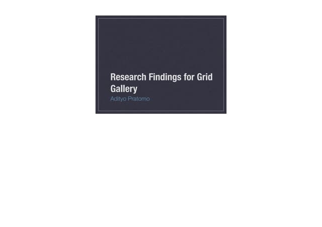 Adityo Pratomo - Grounding Presentation PDF