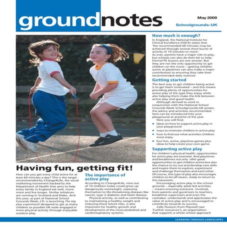 Having Fun, Getting Fit: Schoolgrounds