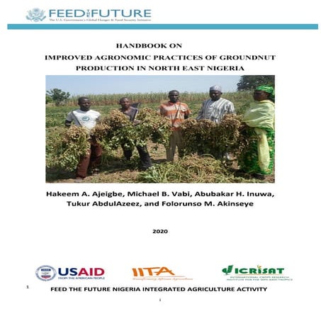 Handbook on improved agronomic practices of groundnut production in North Eas...