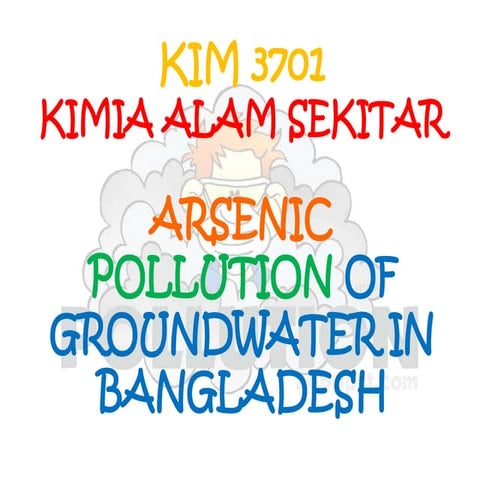 Groundwater Pollution of Arsenic