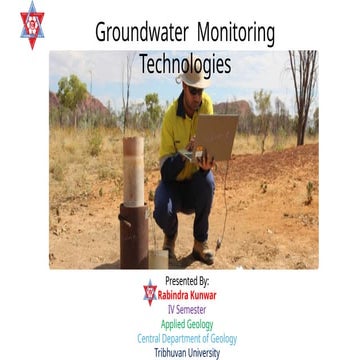 Groundwater Monitoring Technologies.pptx - Ground Water Treatment & Technology Llc