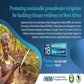 Groundwater irrigation for building climate resilience in West Africa_ IWMI-E...