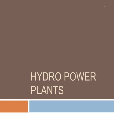 Hydro Power Plants