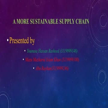 logistics and supply chain management 