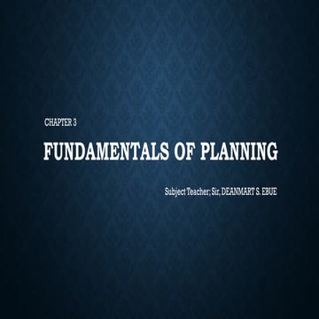 Group-1-fundamentals of planning in orga