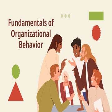 Foundation of organizational behavior | PPTX