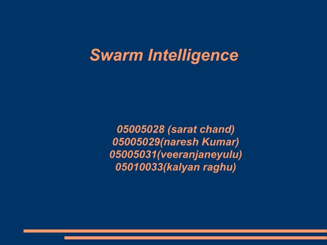 swarm-intelligence