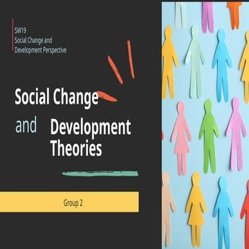 Social Change and its development theory