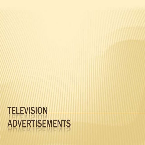 Group 2   T V  Ads