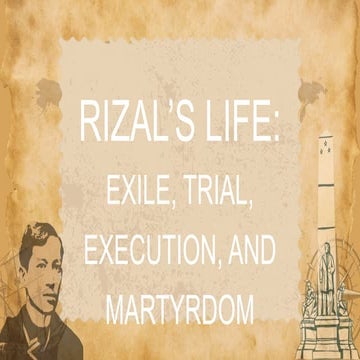execution of Rizal, how his last day happened and the affect of his ...