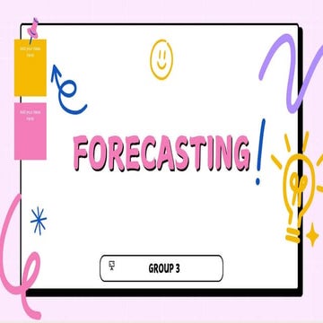FORECASTING - BSBA FM REPORTING  OF GROUP 3